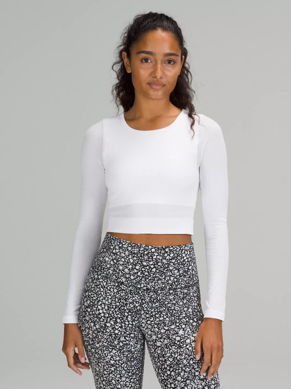 Lululemon Ebb to Street Long-Sleeve Shirt - Size 6 - White